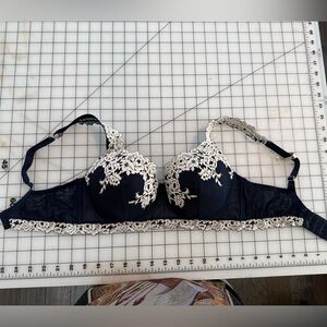 Intimissimi Blue and White Lace Bra